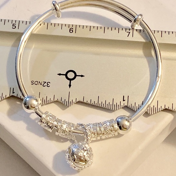 925 Sterling Silver Charm Bracelet size SMALL - Picture 6 of 6